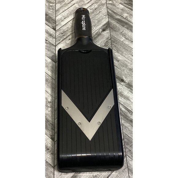 Microplane Adjustable Slicer with Julienne Blade Black Kitchen Tool for Vegetabl - Picture 9 of 10